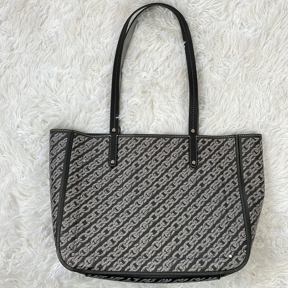 CALVIN KLEIN ~ Medium Tote ~ Black Chain-Print ~ NWT! - Picture 4 of 9